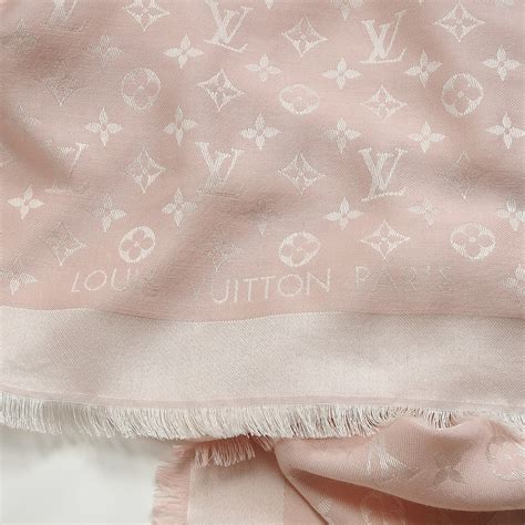 louis vuitton pink denim shawl|lv monogram denim shawl.